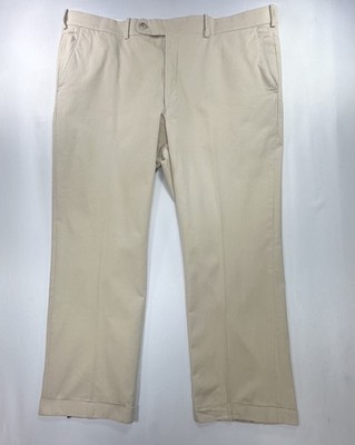 Tom James Royal Classic Tailored Dress Pants Beige Men 40/28