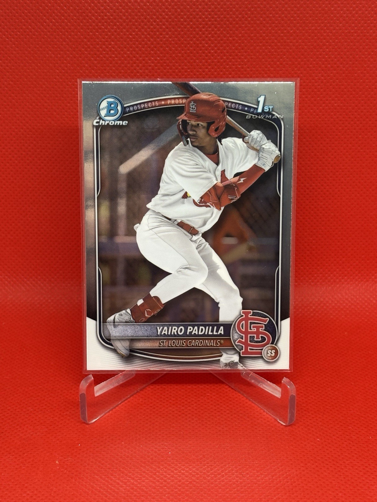 2025 Bowman Chrome Yairo Padilla 1st Bowman St. Louis Cardinals #BCP-236