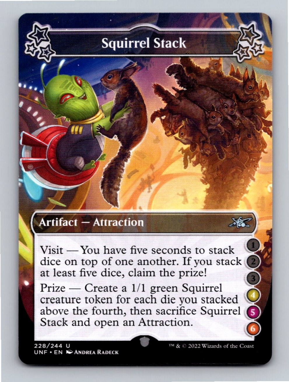 Squirrel Stack (3-4-6) 228 Uncommon Unfinity Magic: The Gathering Near Mint
