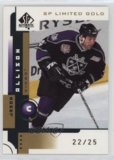 2001-02 SP Authentic Gold SP Limited 22/25 Jason Allison #38 h1f