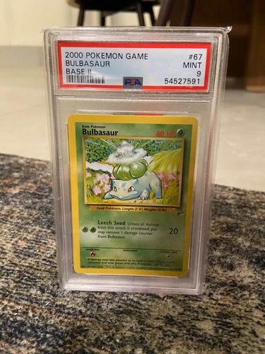 2000 Pokemon Base Set II Bulbasaur #67 PSA 9