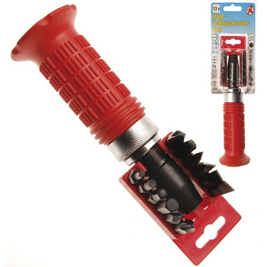 cacciavite a percussione c/inserti - codice bgs712 KRAFTMANN officina