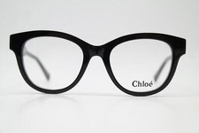Image of Chloe CH0162O Black Gold Oval Eyeglass Frame New