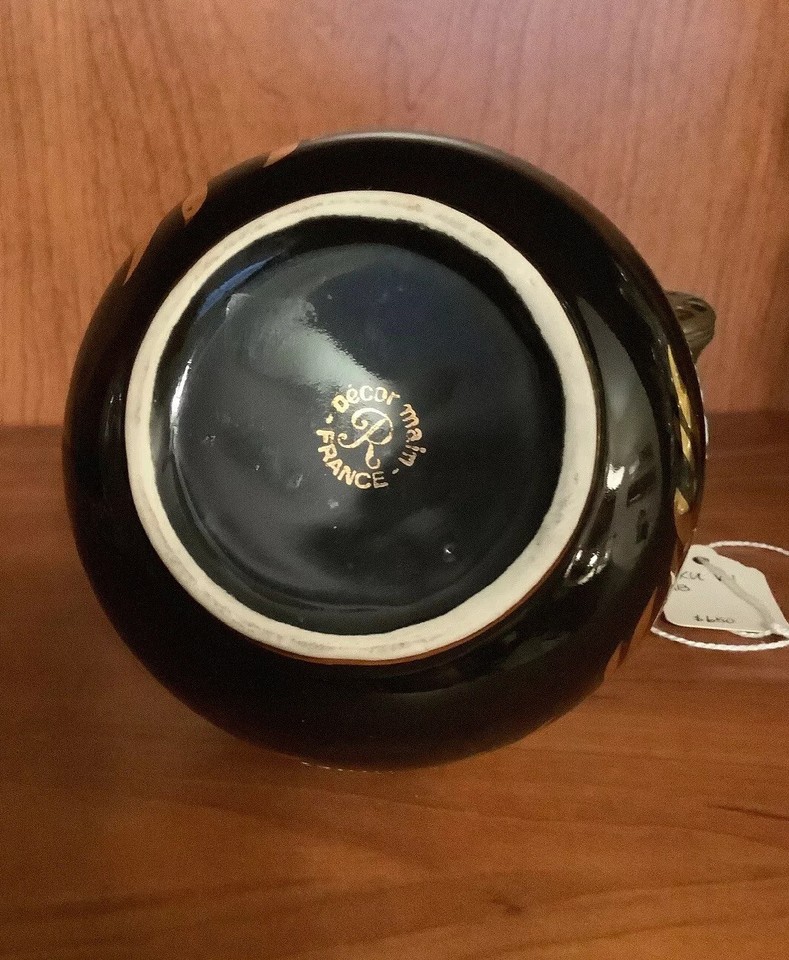 Lampe Berger Paris Porcelain of Sèvres Paris Blue Floral & Gold Vintage