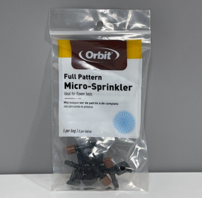 Orbit 67116 – 5 Irrigatori A Pattern Completo, Getto Regolabile, Portata 0-29 L/h, Per Aiuole E Arbusti - 3