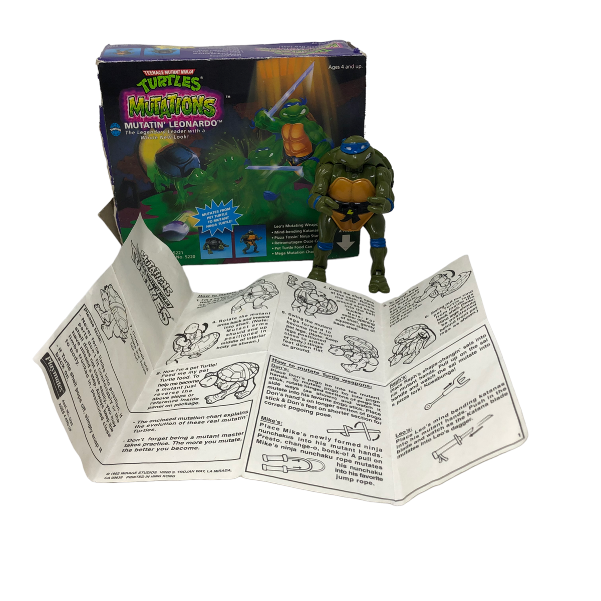 タートルズ　Mutatin' Leonardo Teenage Mutant Ninja Turtles Playmates Mutatin' Leonardo