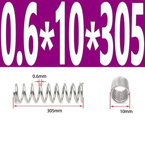 305mm Long Compression Spring 3mm - 50mm Diameter,Pressure / coiled springs - Picture 23 of 54
