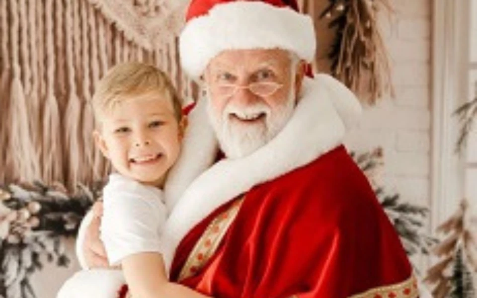 Lujo Santa Claus Disfraz Profesional Papá Noel Traje Nuevo M - XXL - Imagen 2 de 4