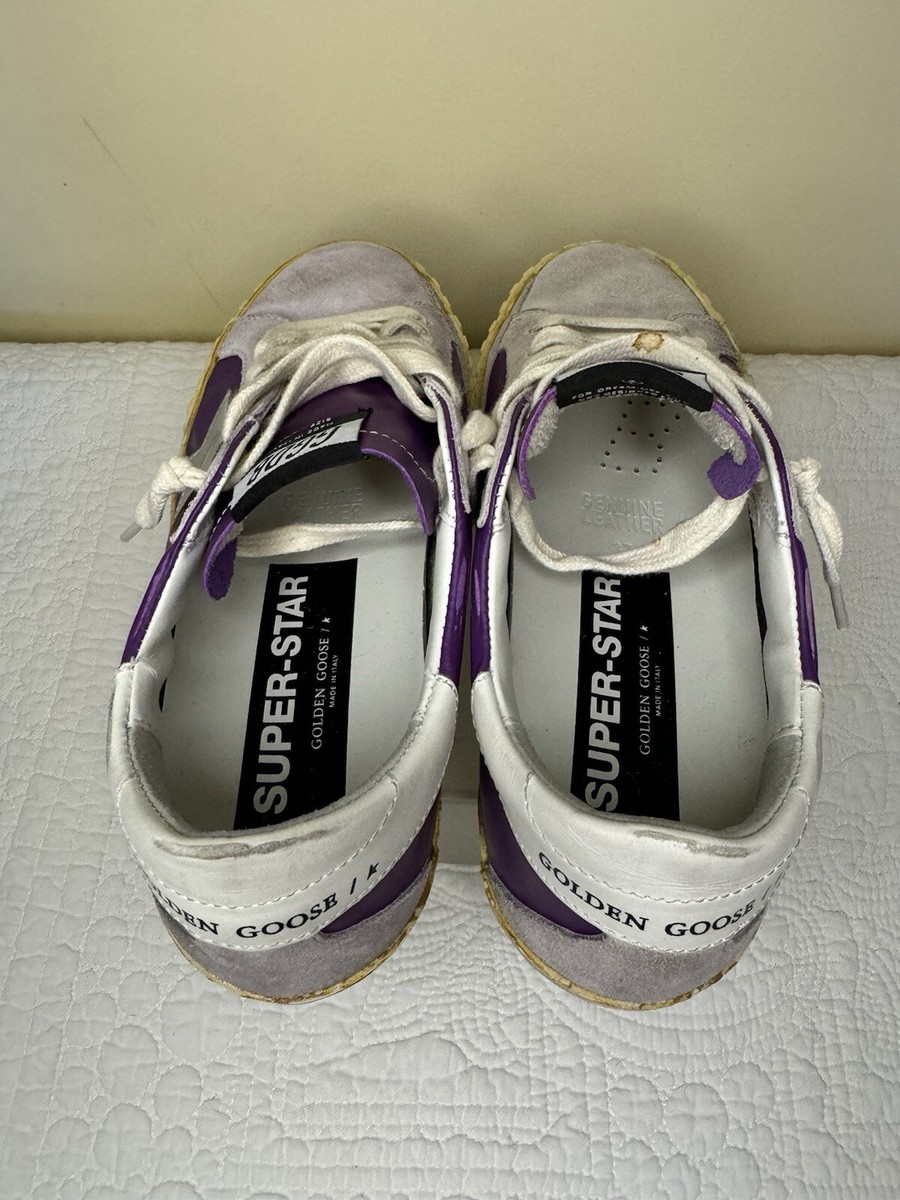 週末セール★レアGOLDEN GOOSE37 Golden Goose Superstar Sneaker Black Leather/Suede/Glitter