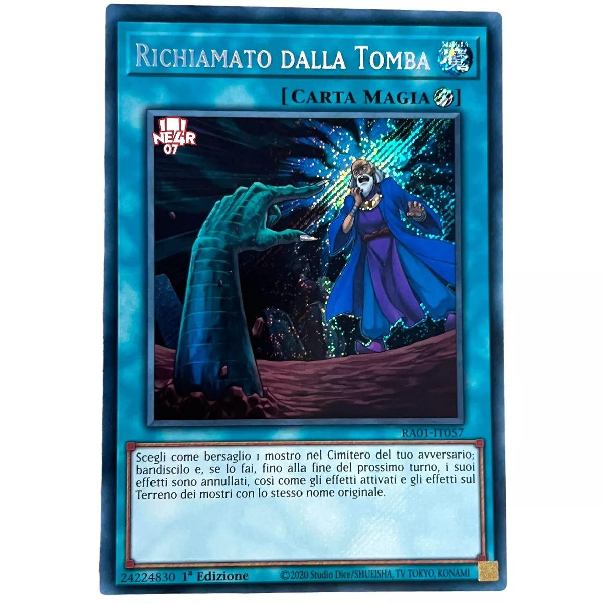 Yu Gi Oh Ita 1ed Rare Segreta Ra01-it057 Richiamato From Grave