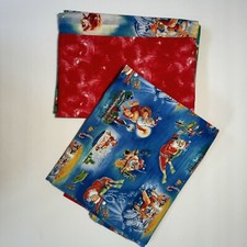 Vintage Santa Christmas Pillowcases Set