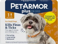 Dog Flea And Tick Treatment Control Medicine 1 Month For Small Dogs 5 22 Lbs NEW
