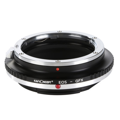 K&F CONCEPT EOS-GFX Adapter for Canon EOS EF Mount Len to Fuji GFX Medium Camera