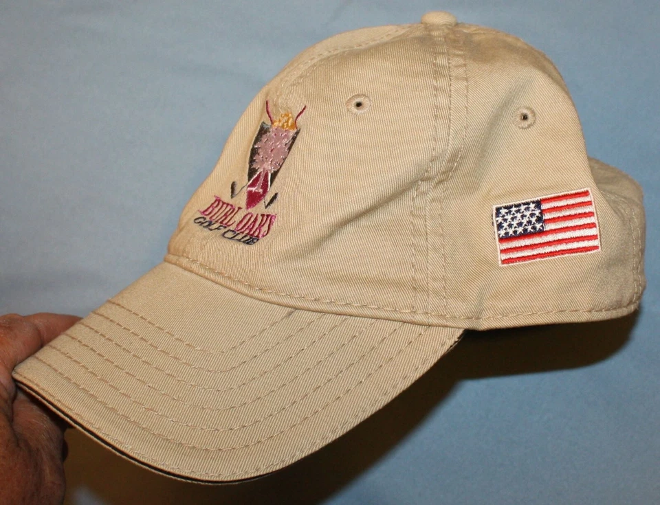 BURL OAKS GOLF CLUB Gorra Estilo Béisbol MINNETRISTA MN MÉXICO BANDERAS DE ESTADOS UNIDOS Foto 2 de 4