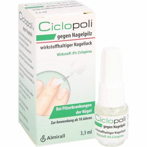 CICLOPOLI Gegen Nagelpilz – Wirkstoffhaltiger Nagellack 3,3 Ml, Effektive Behandlung