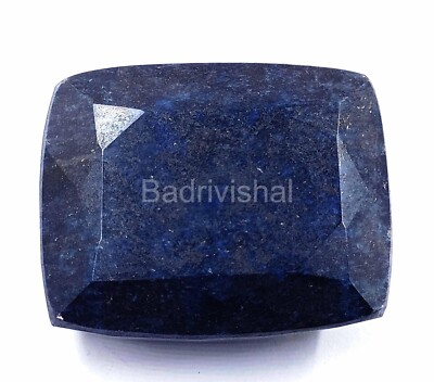 Natural Blue Sapphire 1020 Ct Certified Big Stone Cushion Cut Loose Gemstone EKV