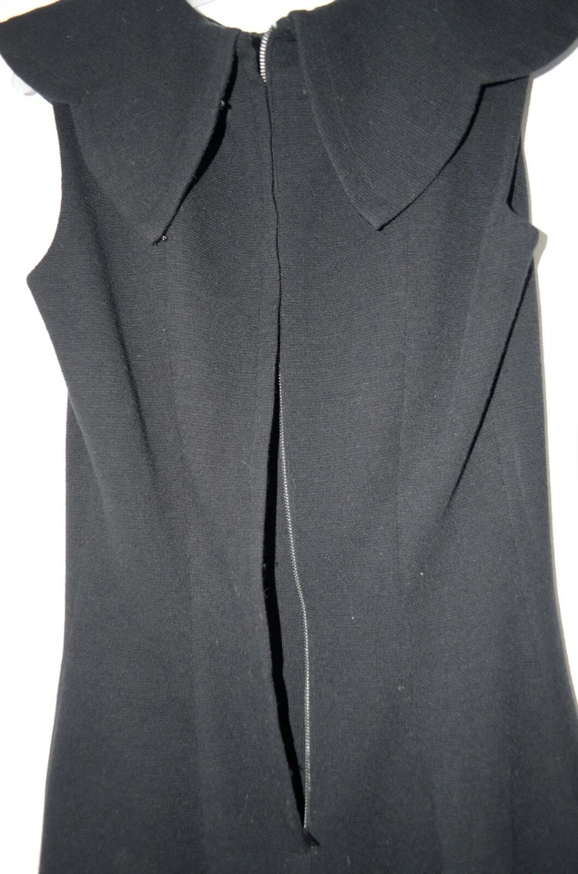 Vestido vintage años 5060 hecho en Unión mod cuello festoneado, talla XS/S. sin mangas Foto 4 de 4