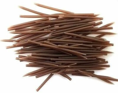 TORCHWOOD FISHING TACKLE Anti-Tangle Sleeves 54mm lang 40 x braun Karpfen, Langhantel Angelausrüstung UK Verkäufer