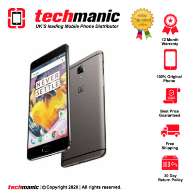 OnePlus 3 - 64GB (Dual Sim) Graphit (entsperrt) Smartphone 