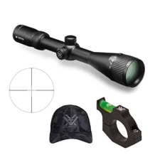 Vortex Crossfire II 6-24x50 AO Riflescope (Dead-Hold BDC MOA Reticle) Cap Bundle