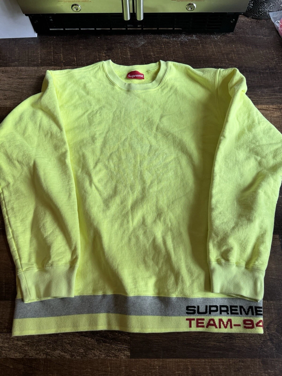 ?THE VAULT?Supreme Team 94 Crewneck 2021 L Volt READY2SHIP PORTÉ 3X