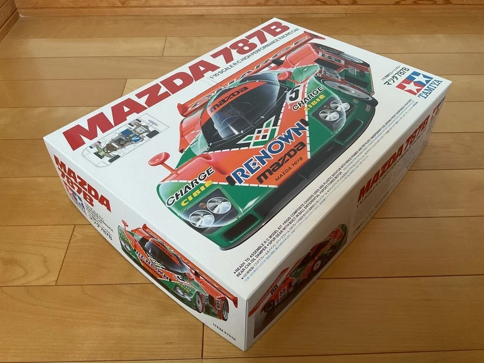 Tamiya 1/10 Electric RC Car No.218 Mazda 787B 47518 Assembly Kit New - Image 2 of 4