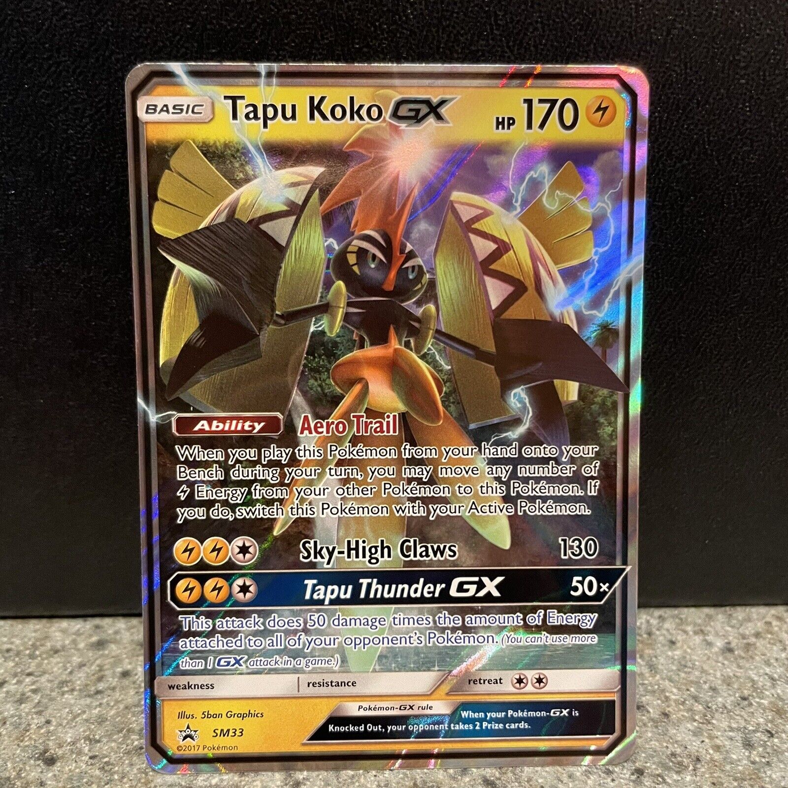  Tapu Koko GX - SM33 - Promo - SM Black Star Promo