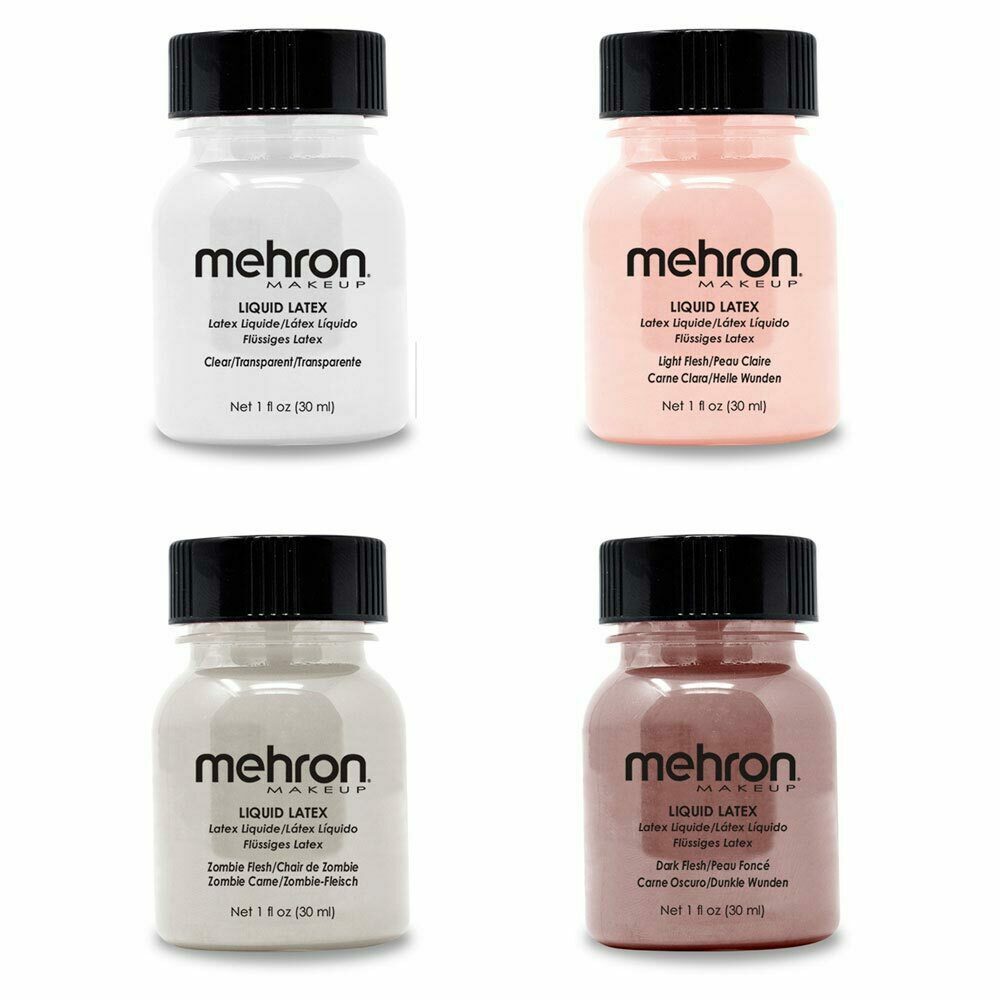 Mehron Liquid Latex for SFX/Halloween, Multiple Colors & Sizes Available, latex liquido - Vimarsana News