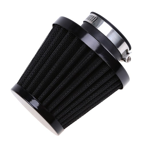 52 mm Motorcycle ATV Air Filter Pod Iron Cleaner Intake Breather Black - Picture 2 of 11