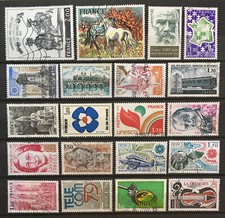 FRANCE LOT DE 20 TIMBRES 1978 / 1979 OBLITERES