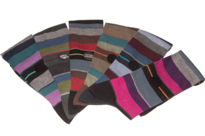 1 PAIR MENS HERMON & P ROOSTER FANTASY COTTON CASHMERE SOCKS LONG SOCKS 43 - 45