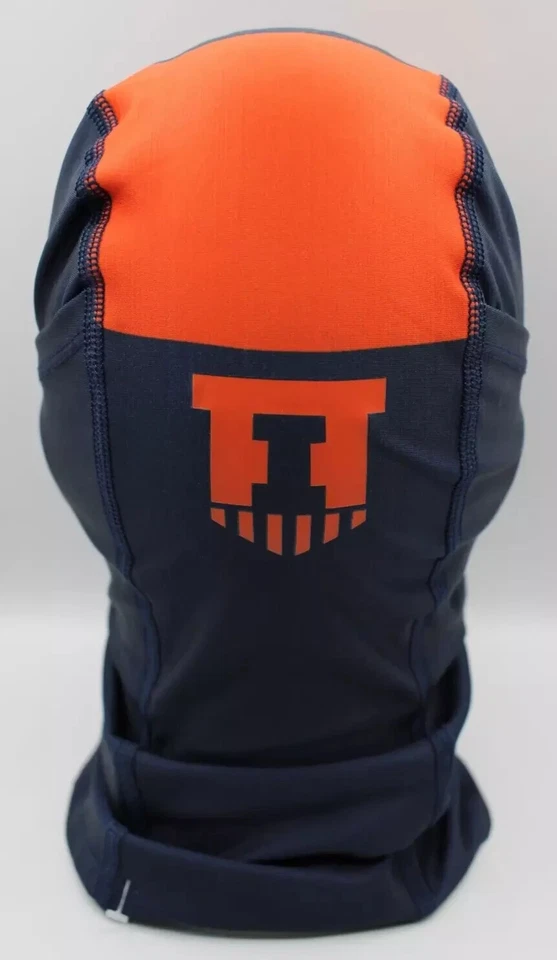 Nike Illinois Therma-Fit Capucha Adulto Pasamontañas NCAA Universidad Azul Marino/Equipo Naranja Foto 3 de 4