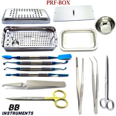 Dental PRF 03 Box GRF System Platelet Rich Fibrin Set Implant Surgery Kit Dental