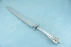 Wallace Grande Baroque Sterling 13" Hollow Handle Cake Bread Knife No Monogram