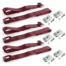  W Truck 1946-1980 Standard 2pt BURG Lap Bench Blt Kit w/BKTS 3 Belts