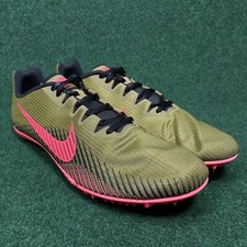 Nike Zoom Rival M Track Spikes Legion Green Black Crimson Mens Size 13 No Spikes