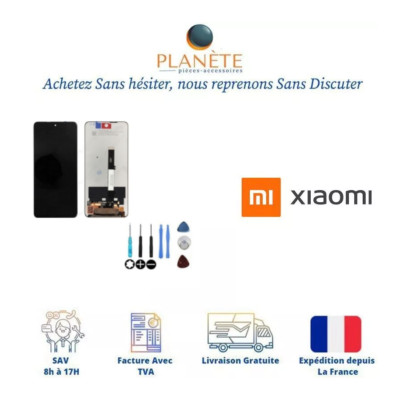 Ecran LCD Complet Sans Chassis Noir Pour Xiaomi Poco X3 NFC