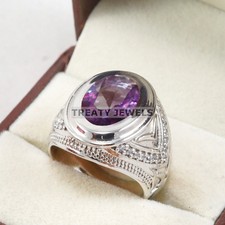 Alexandrite Oval Cut  Gemstone With 14K Solid...