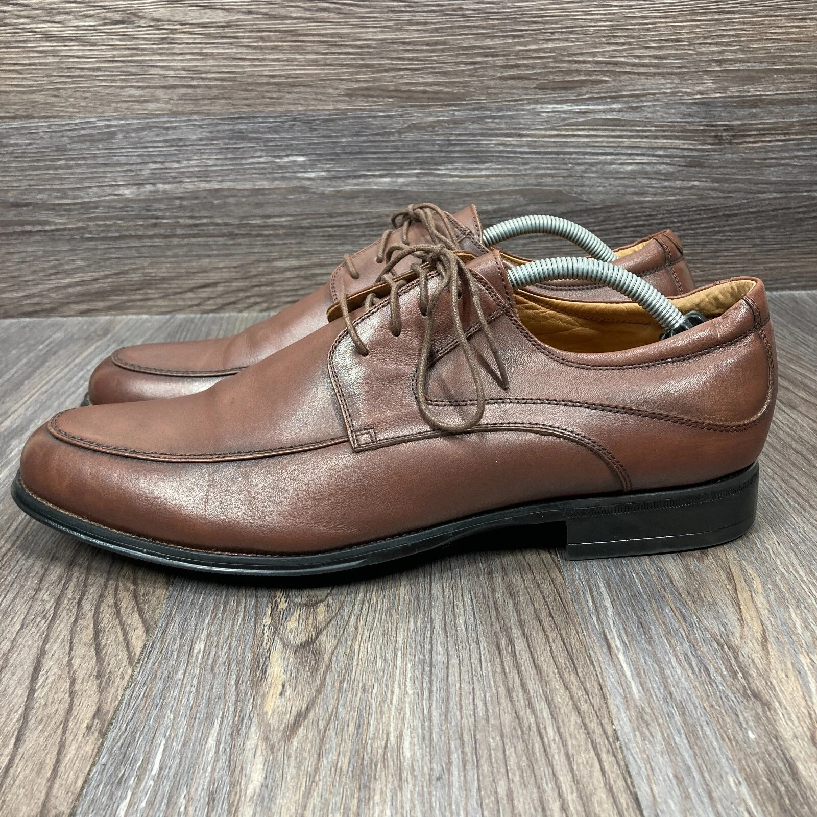 Abeo Orlean Dress Casual Shoes Dark Borwn Men's Size US 12