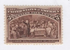 1893 US SC 234 Columbian Exposition - Columbus Soliciting Aid of Isabella MLH XF