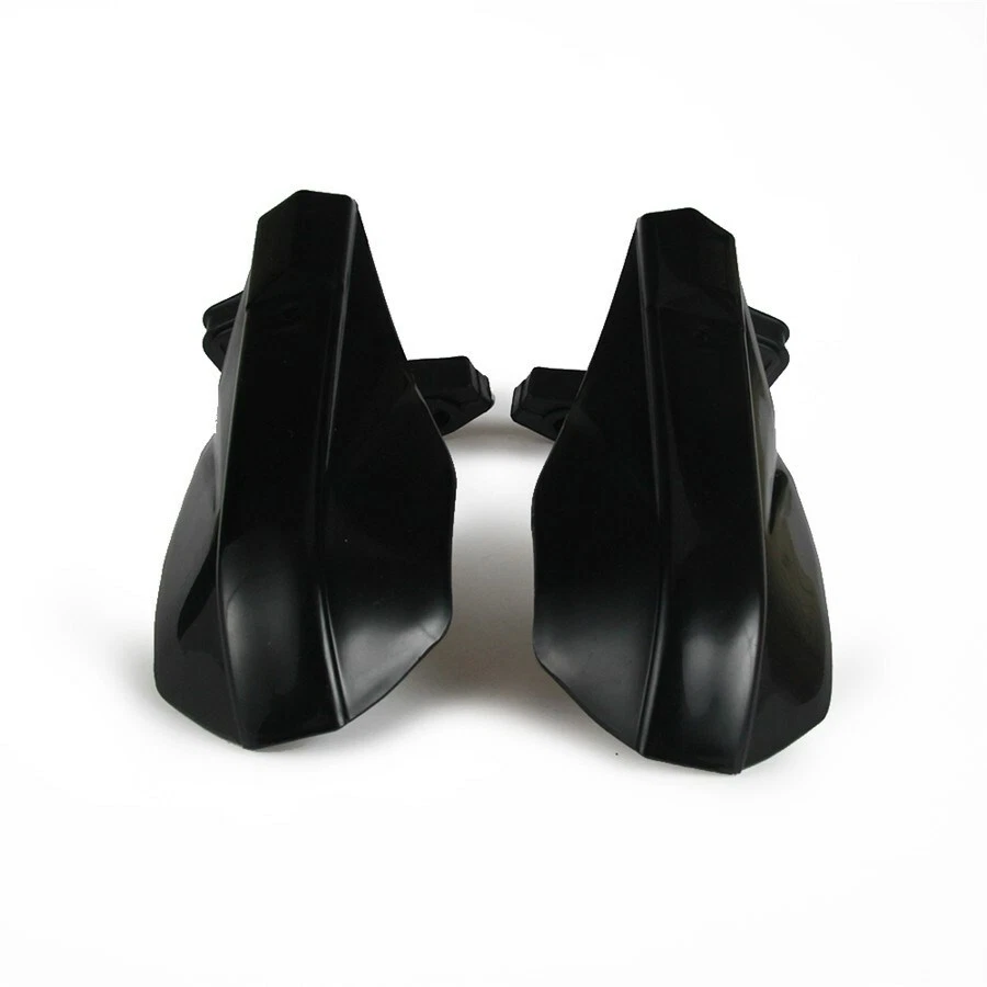 Par de protectores de manos negros para manillar de carreras de motocicletas de 7/8" 22 mm Foto 2 de 4