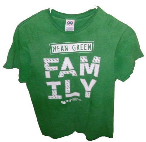 NCAA UNT North Texas Mean Green Family Green T-Shirt (Adult Medium) (Delta)