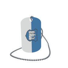 Dog Tag Flag Bunting Altlusried Dog Tag Aluminium 30 x 50mm