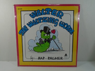 1982 WALTER THE WALTZING WORM by HAP PALMER--VINYL RECORD LP ALBUM (NEW)