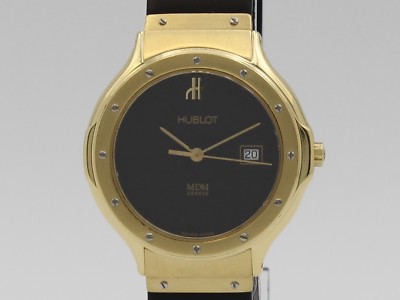 Hublot classic mdm quartz gold 32mm lady | eBay