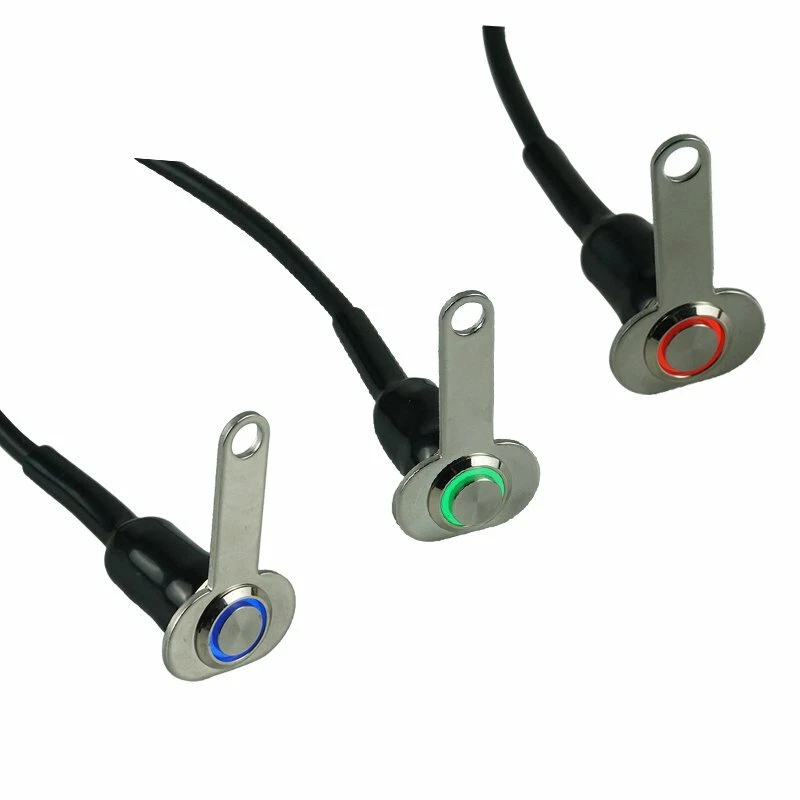 12V Motorcycle Handlebar Switch Waterproof Headlight  Latching Button  Switch - Image 3 of 4