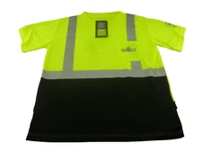 NEW Adult GSS Safety Hi-Vis S/S Shirt "Boro Wide Recycling"-XL