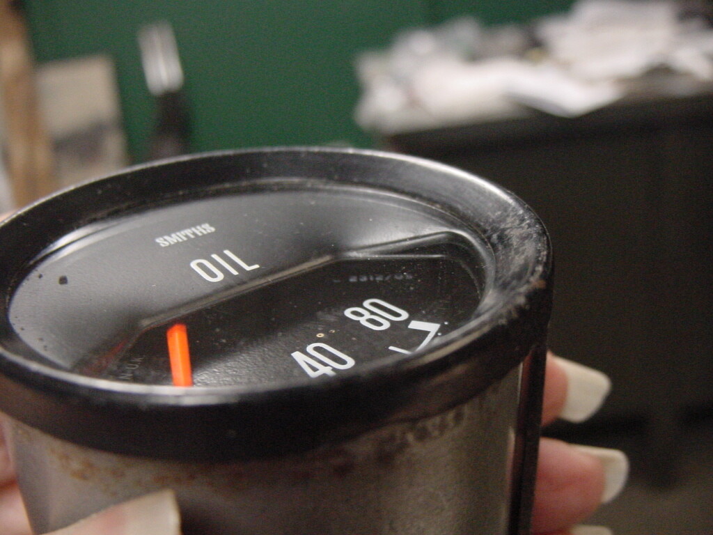 Excellent Used Smiths Oil Pressure Gauge LOTUS Elite + Eclat Fastback