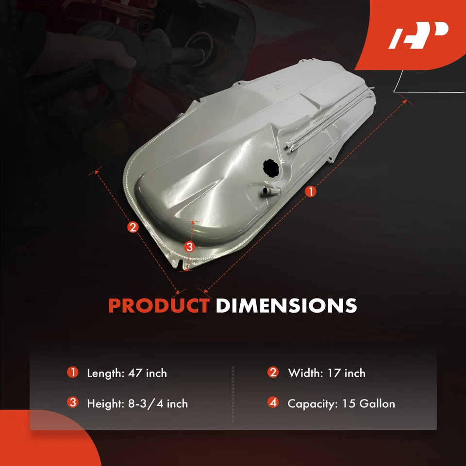 Tanque de combustible de 15 galones para BMW MW 325e 1984-1987 325i 1987 318i 1984-1985, 1991 Foto 4 de 4