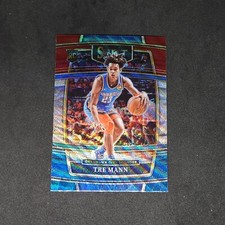 2021-22 Panini Select Rookie Red White Blue Wave Concourse Tre Mann Thunder #36